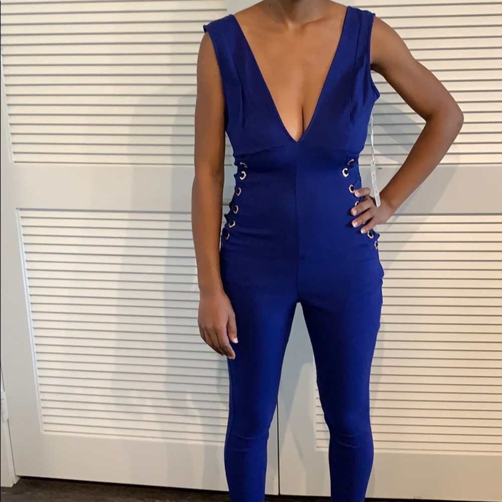 Bodycon Skinny Leg Jumpsuit